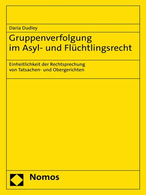 cover image of Gruppenverfolgung im Asyl- und Flüchtlingsrecht